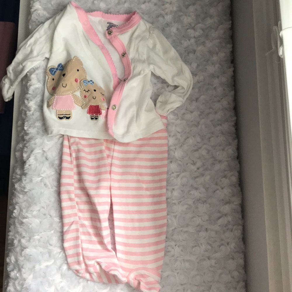 Two piece pajama set newborn